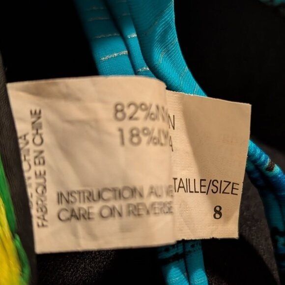 Bikini Bay Bathing Suit with Under wire Padded Tie Top and Tie Sides Bottom - Picture 3 of 3